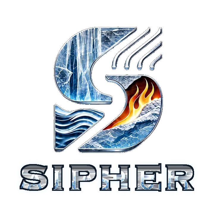 Sipher sauna and cold plunge logo