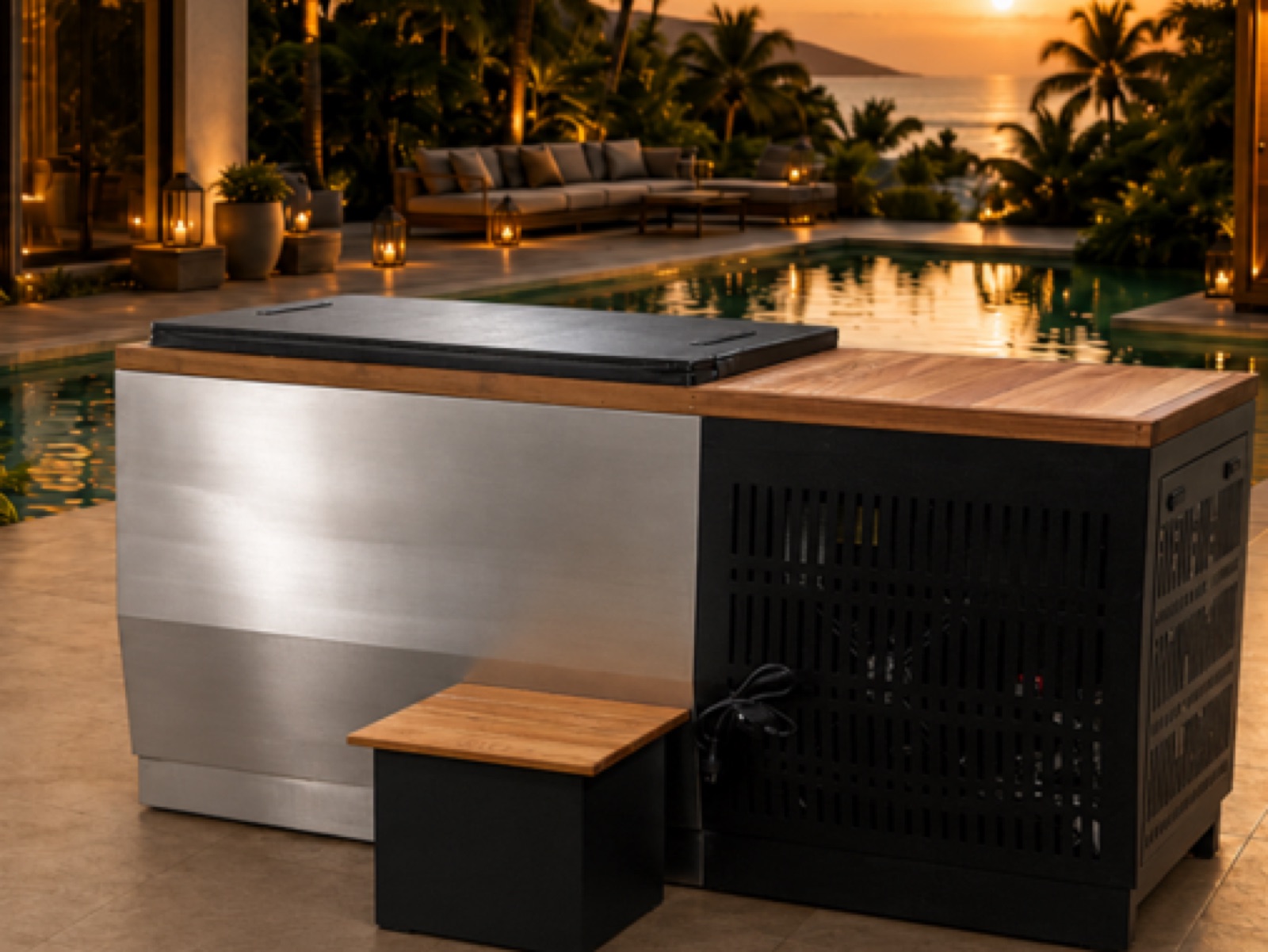 Cold Plunge Tub — 180 × 72 × 73 cm