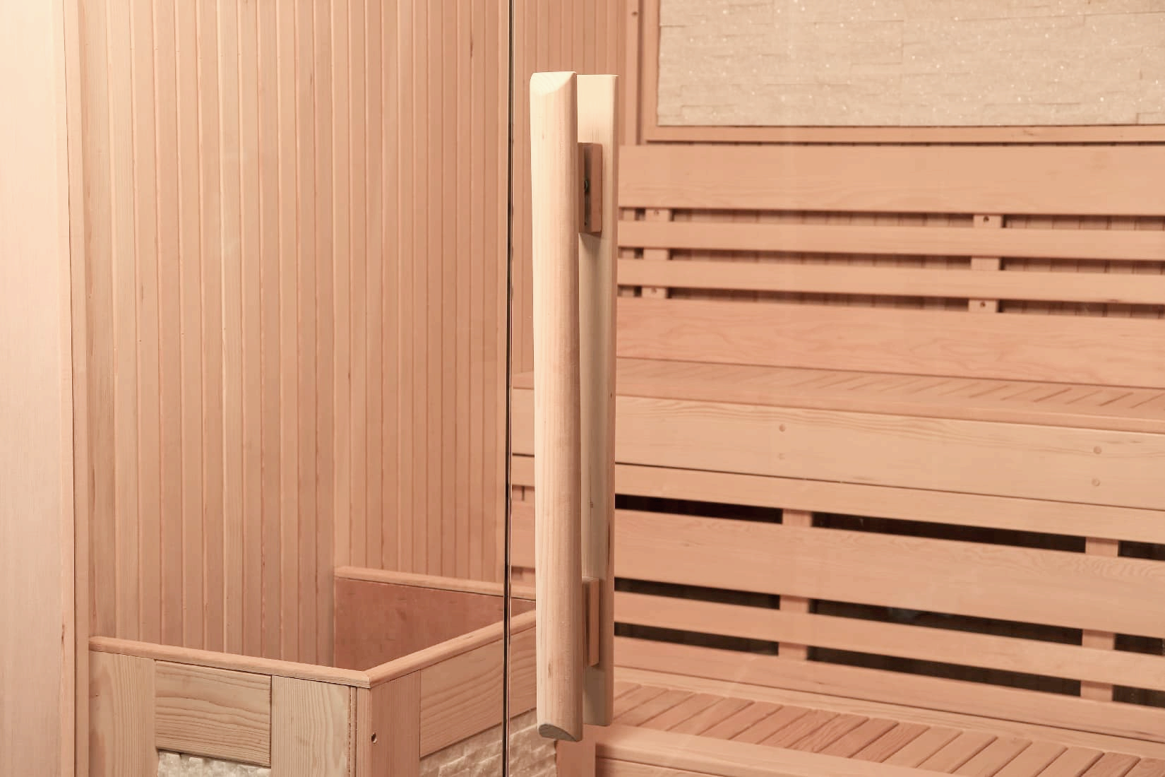 SIP-I064 Traditional Indoor Sauna — 180 × 140 × 190 cm image 3
