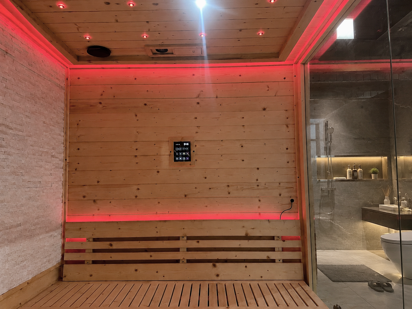 Indoor Traditional Sauna — 150 × 180 × 200 cm view 2
