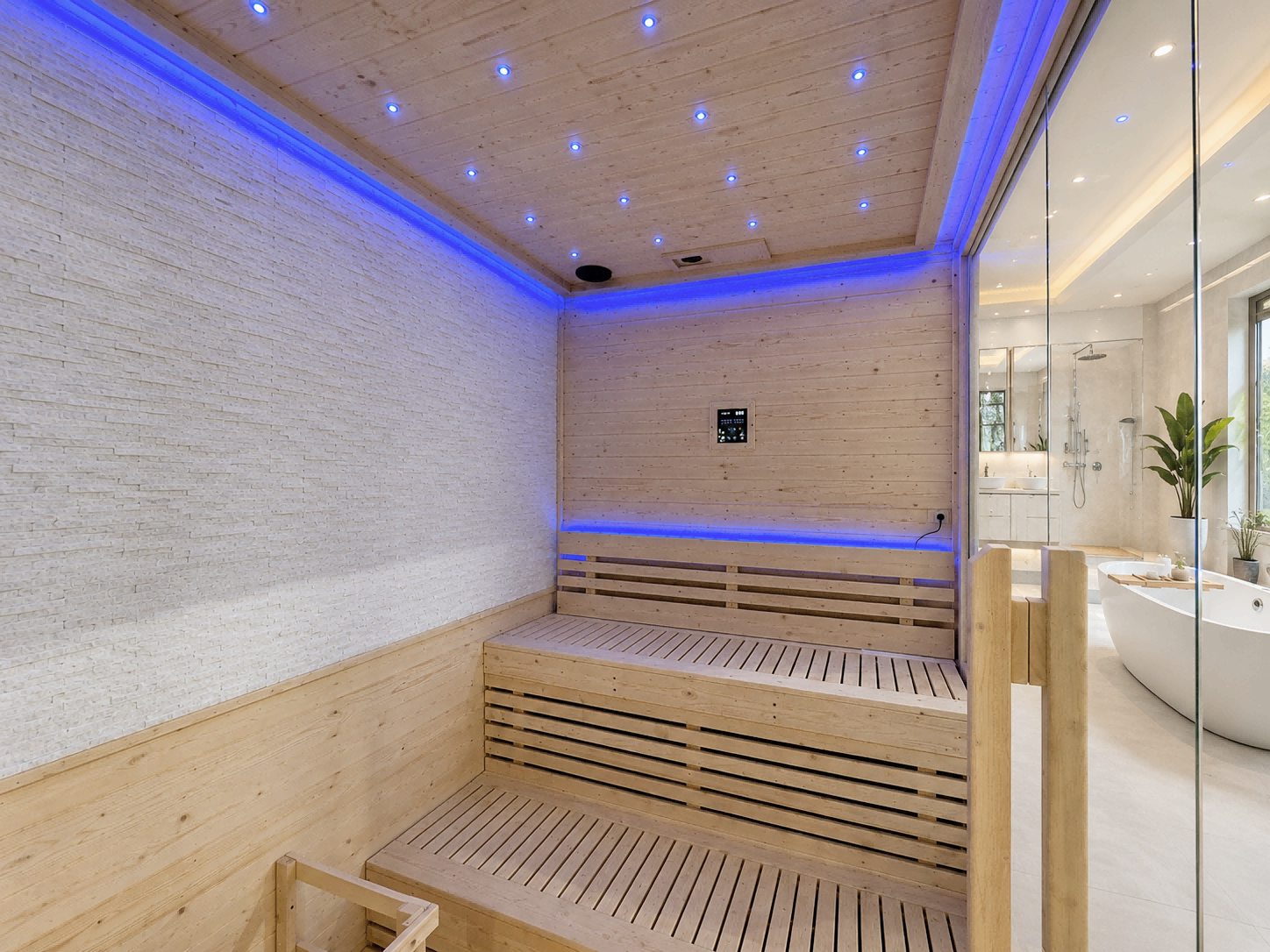 Indoor Traditional Sauna — 150 × 180 × 200 cm view 3
