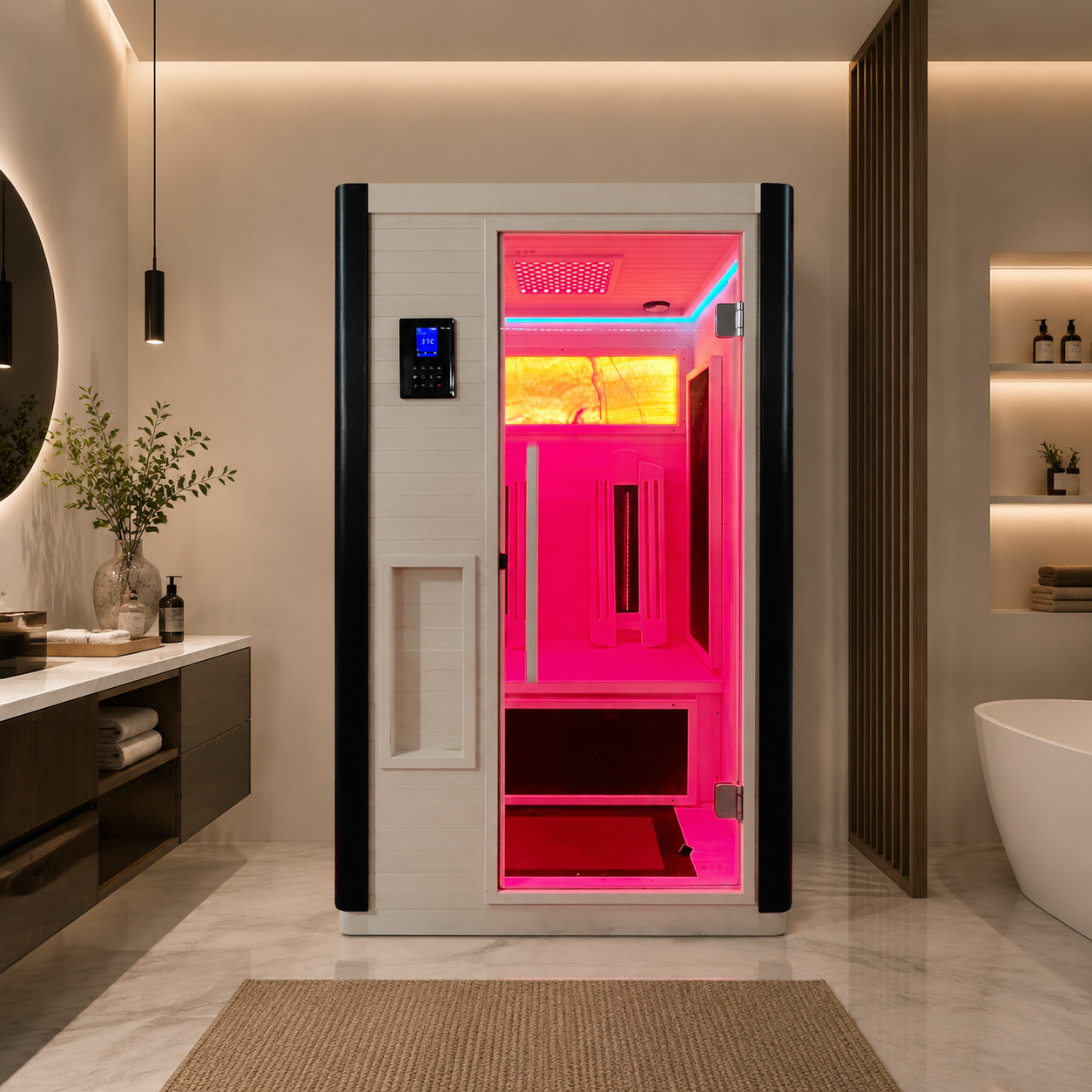 SIP-I001-2-3-4 Far-Infrared Sauna — 112 × 90 × 190 cm image 2