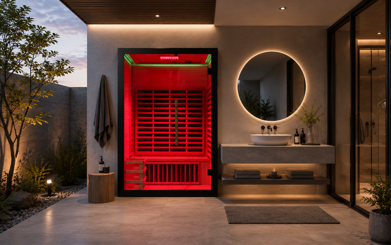 SIP-I070 Far-Infrared Sauna — 150 × 90 × 190 cm