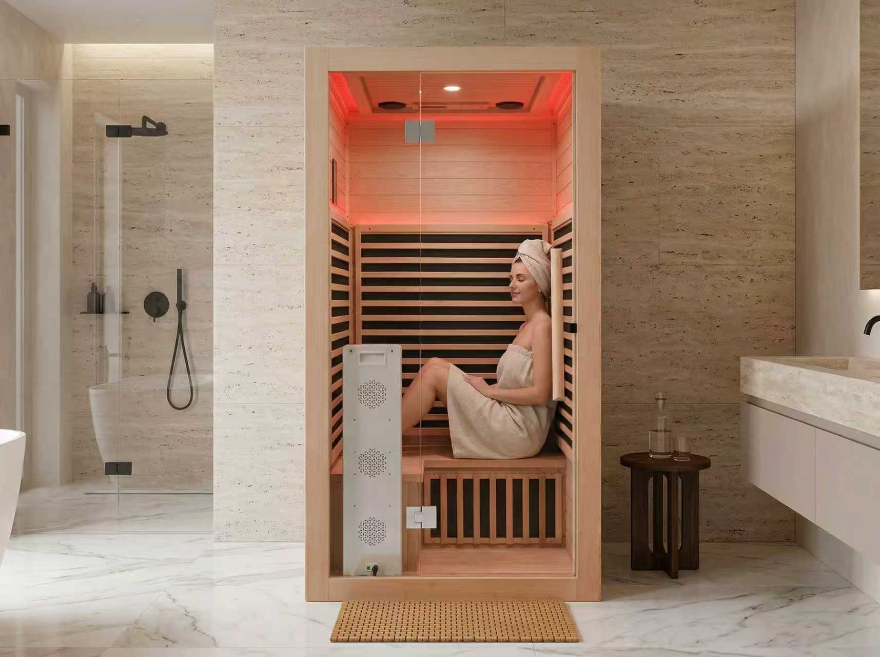 SIP-I062 Far-Infrared Sauna — 120 × 90 × 190 cm